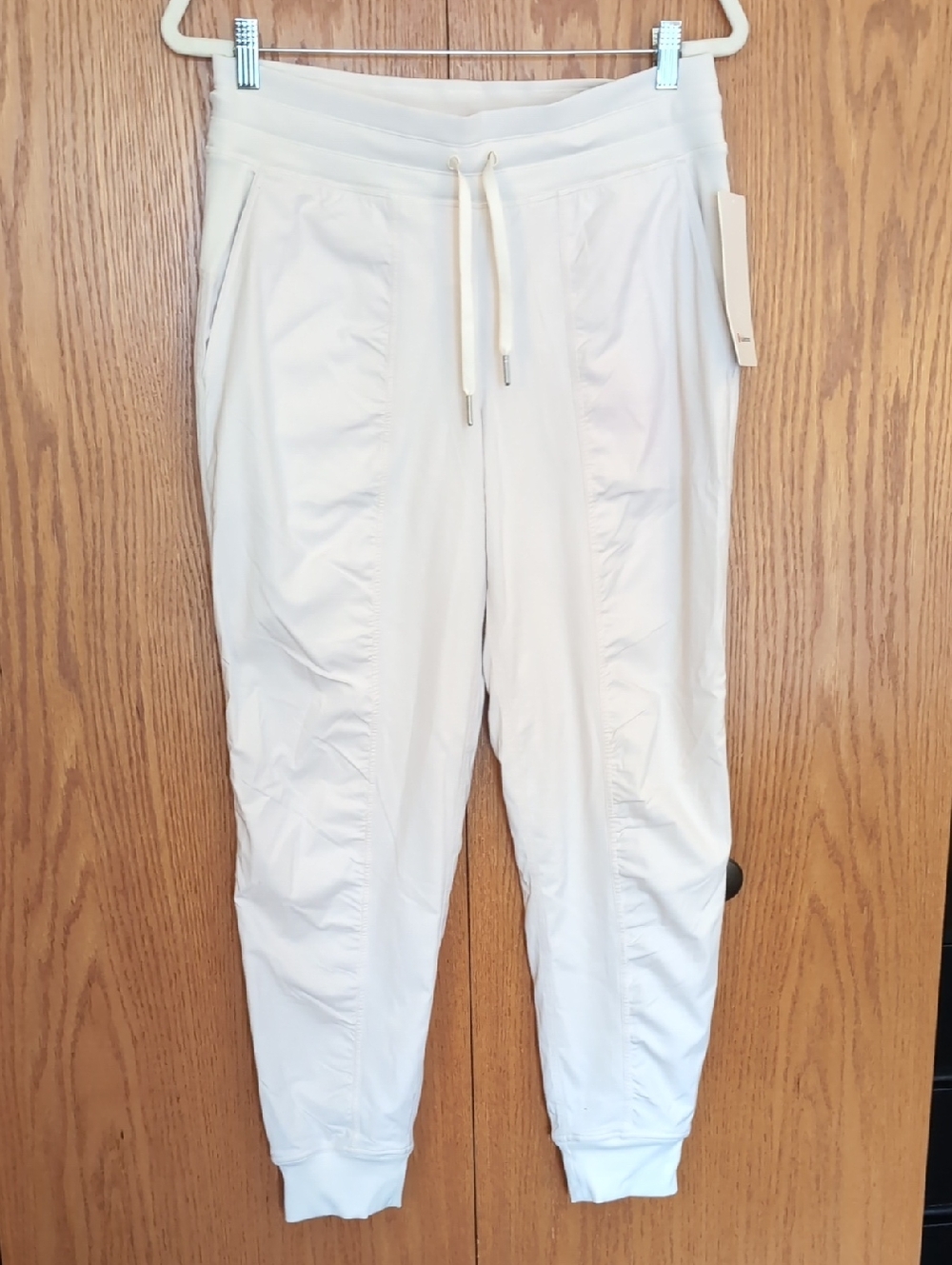 lululemon athletica Dance Studio Mid-Rise Lined Jogger Pants in Light Cream